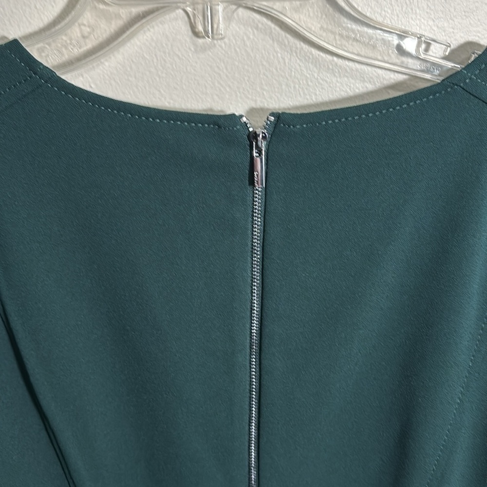 DKNY Long Sleeve V-Neck Sheath Dress - Picture 9 of 9